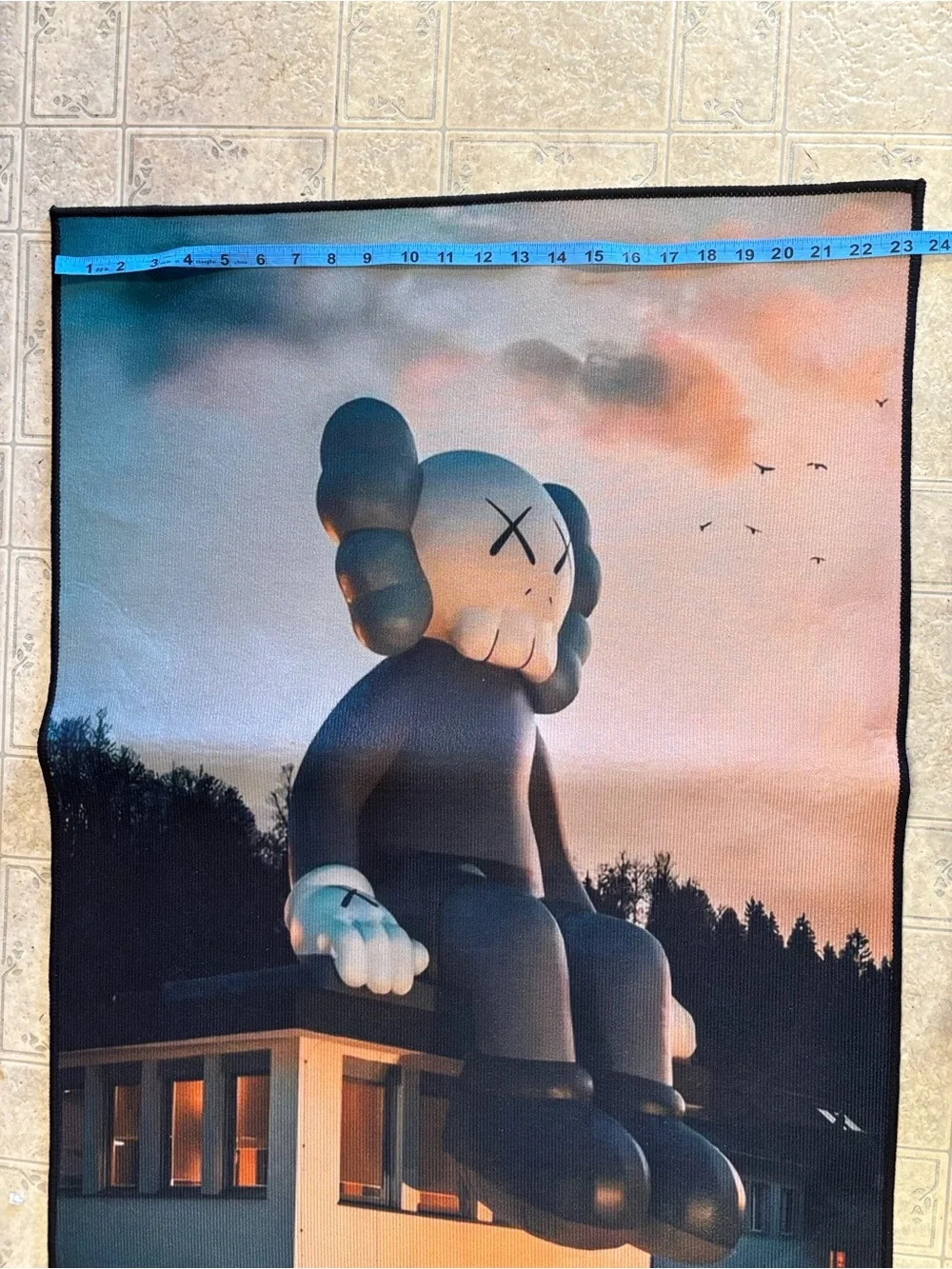KAWS gray printed style